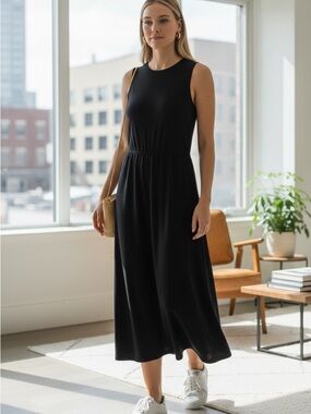 Sleeveless Black Maxi Dress by Weekend
